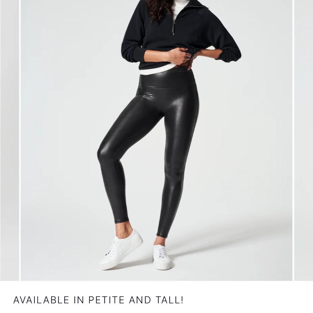 SPANX Black High-Waisted Leggings